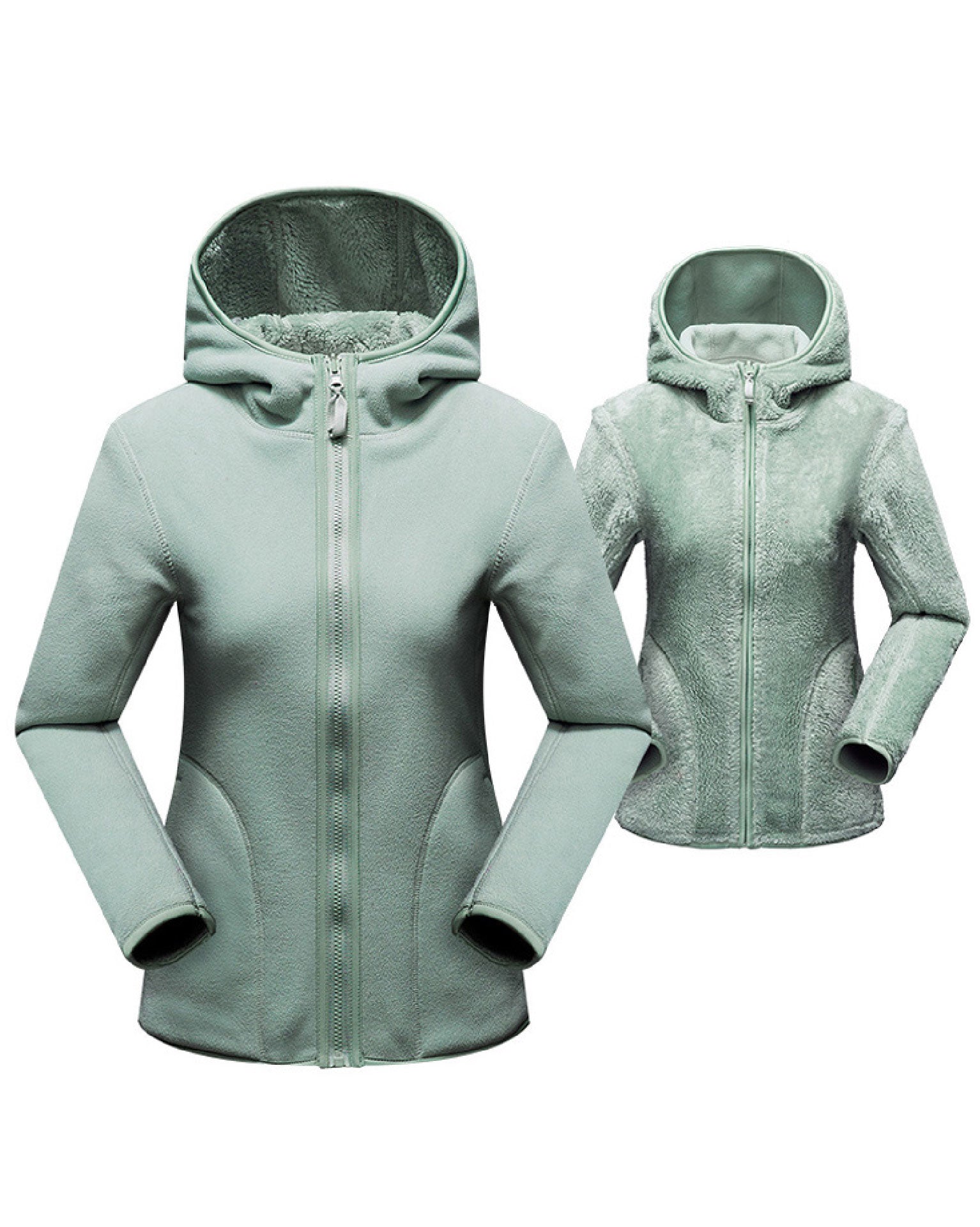 Double Sided Hoodie Mint