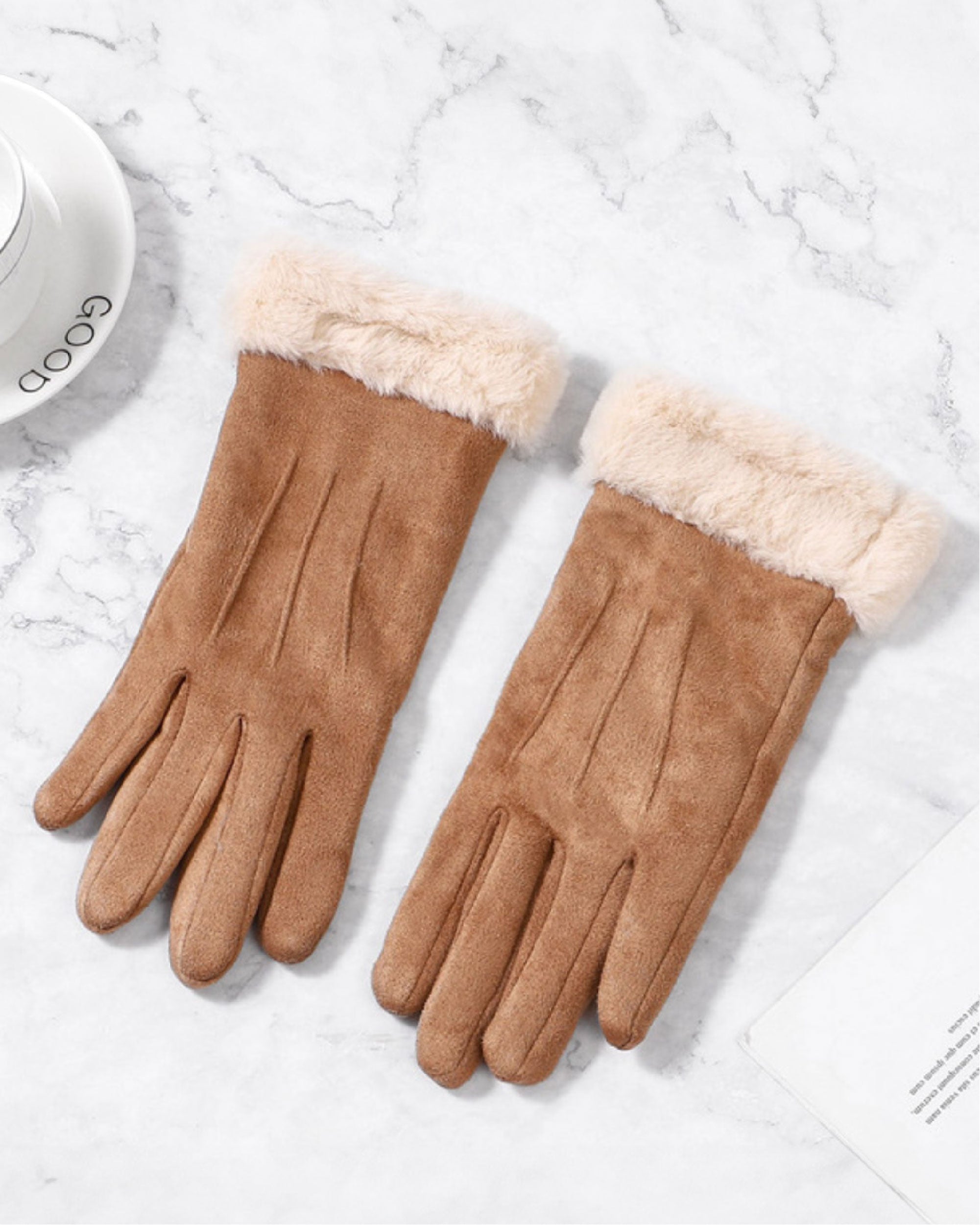 Handschoenen Fleece - Khaki - OneSize