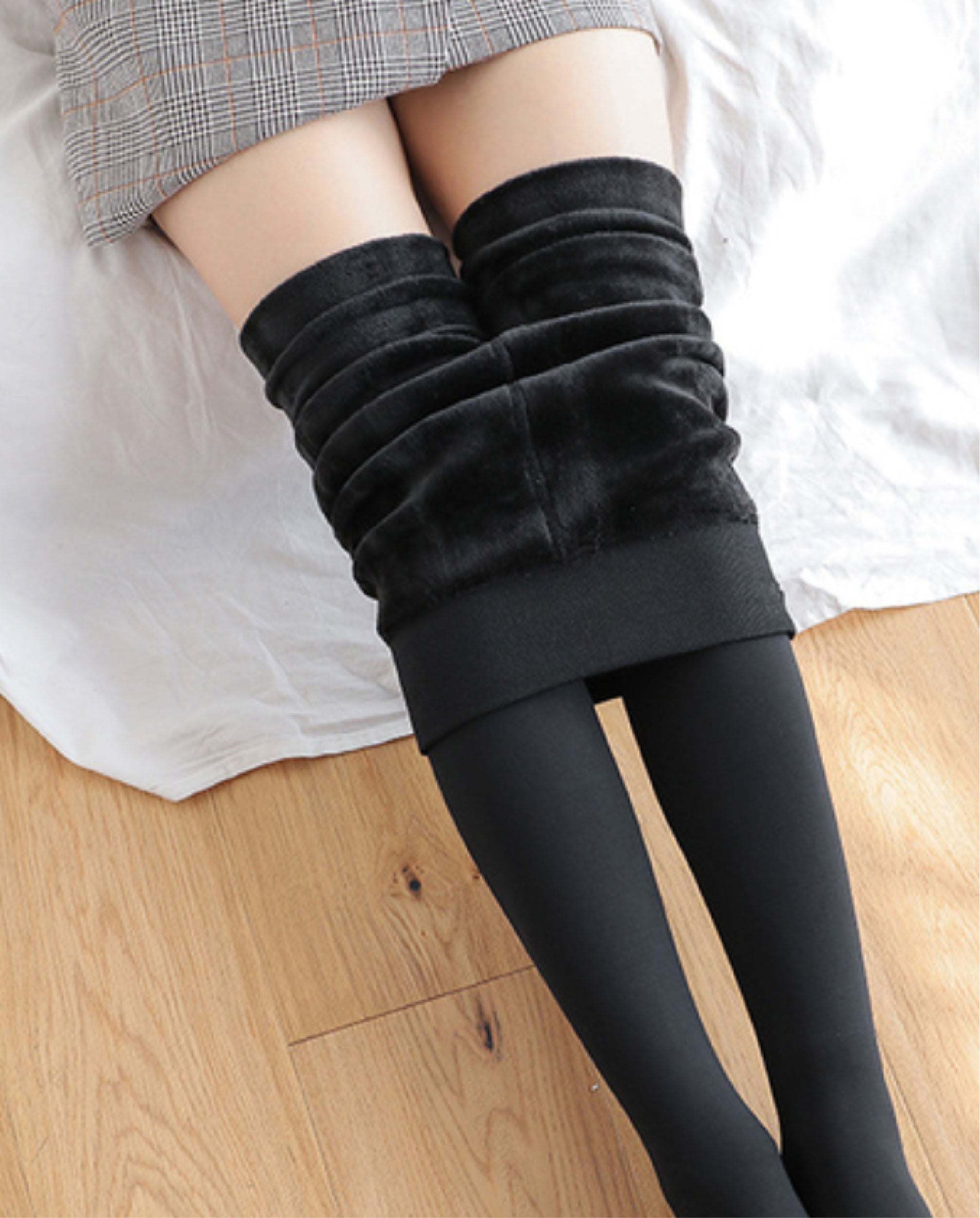 Fleece Slim™ - Thermo Legging Thin Black - One Size