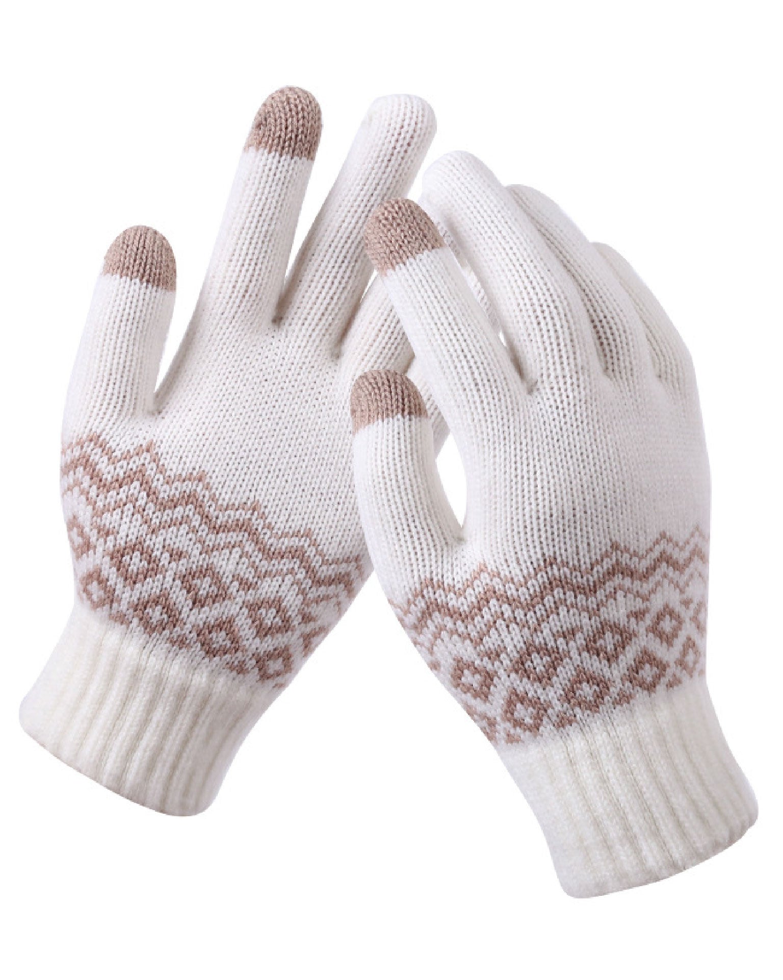 Handschoenen Wool - Wit - OneSize